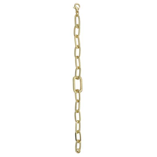 14K Gold Plated Paperclip Bracelet by Bead Landing™
